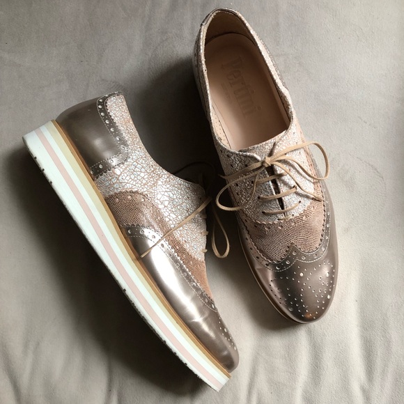 Pertini Classic Oxford shoes , Rose Gold , Size 40 (9) - Picture 4 of 13